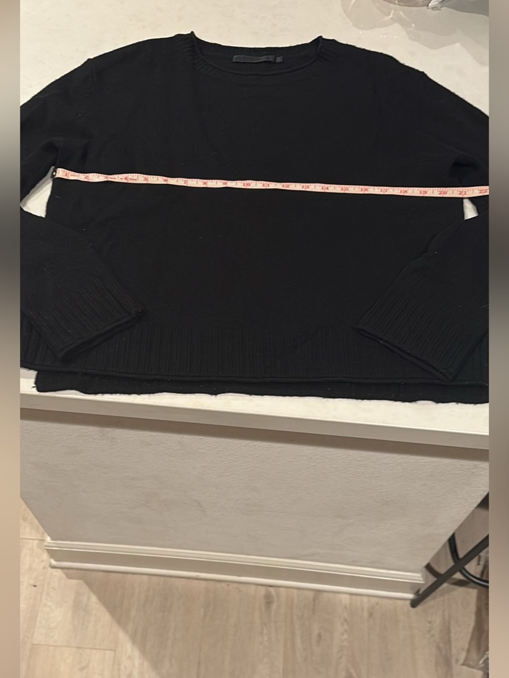 Jenni Kayne Black Crew Neck Knit Sweater. Size small good condition